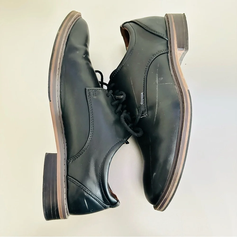 Goodfellow & Co Leo Dress Shoes Black Men’s Sz 7 • Oxford Style Classic Lace-Up